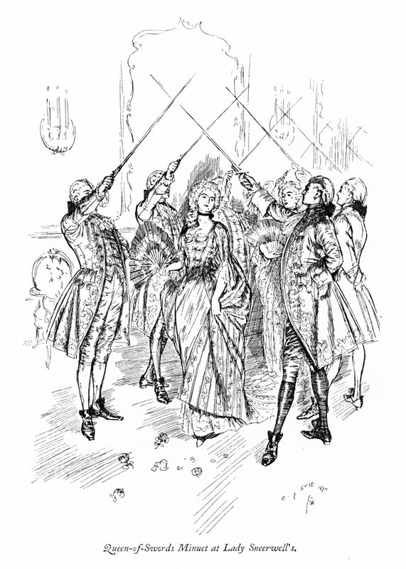 Illusztráció Sheridan A botrány iskolájához (metszet) alkotó: Edmund Joseph (after) Sullivan