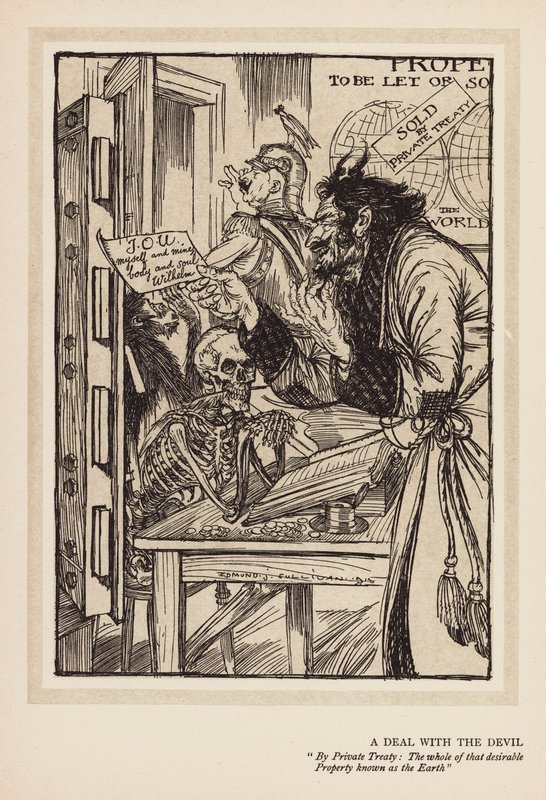 A császár füzére: A Deal with the Devil (litográfia) alkotó: Edmund Joseph (after) Sullivan