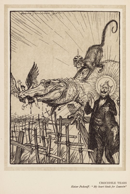 A császár füzére: Krokodilkönnyek (litográfia) alkotó: Edmund Joseph (after) Sullivan