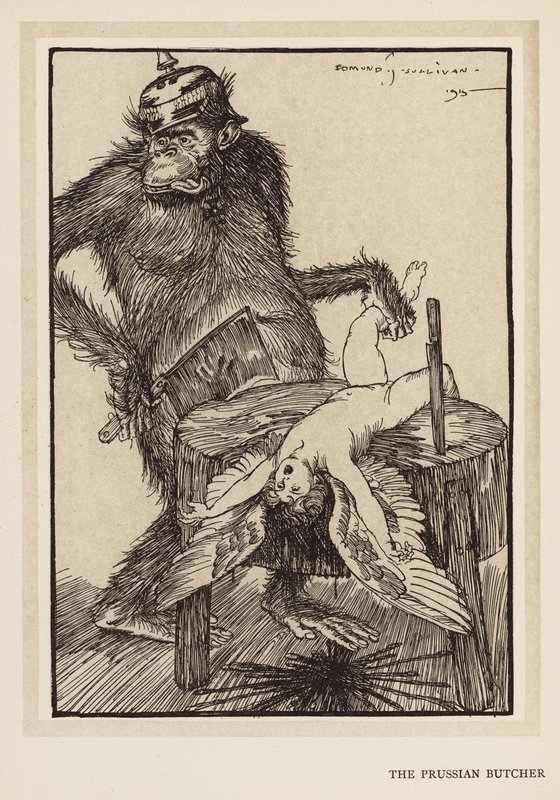 A császár füzére: A porosz mészáros (litográfia) alkotó: Edmund Joseph (after) Sullivan