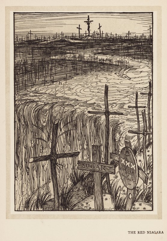 A császár füzére: A Vörös Niagara (litográfia) alkotó: Edmund Joseph (after) Sullivan