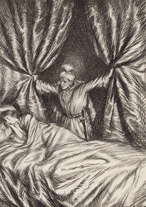 William Shakespeare: V. felvonás, 2. jelenet (litho) alkotó: Edmund Joseph (after) Sullivan