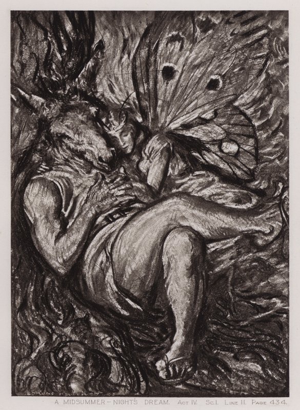 Szentivánéji álom, IV. felvonás, Sc I (litho) alkotó: Edmund Joseph Sullivan