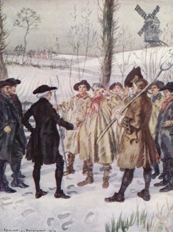 Illusztráció: Oliver Goldsmith Wakefield helytartójához (színes litó) alkotó: Edmund Joseph Sullivan