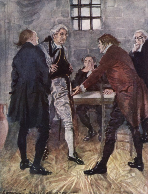 Illusztráció: Oliver Goldsmith Wakefield helytartójához (színes litó) alkotó: Edmund Joseph Sullivan