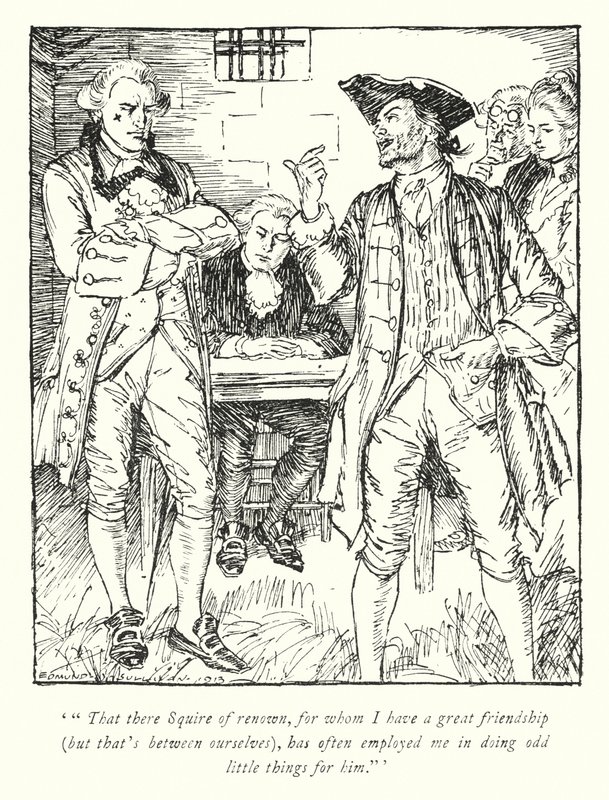 Illusztráció: Oliver Goldsmith, The Vicar of Wakefield (lithó) alkotó: Edmund Joseph Sullivan