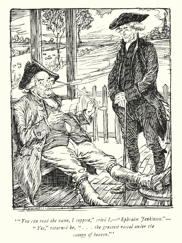 Illusztráció: Oliver Goldsmith, The Vicar of Wakefield (lithó) alkotó: Edmund Joseph Sullivan
