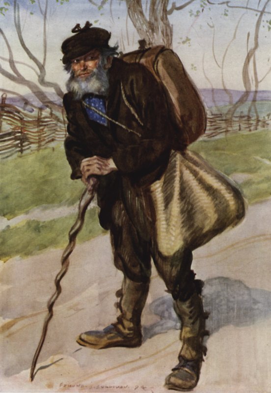 Egyszer láttam egy poros út közepén állni alkotó: Edmund Joseph Sullivan