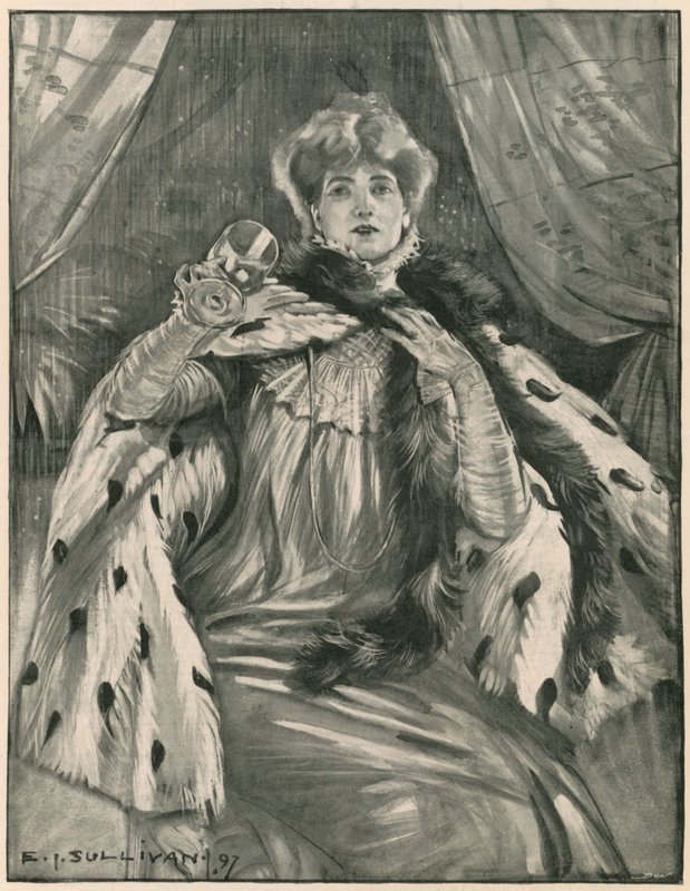 Sarah Bernhardt alkotó: Edmund Joseph Sullivan