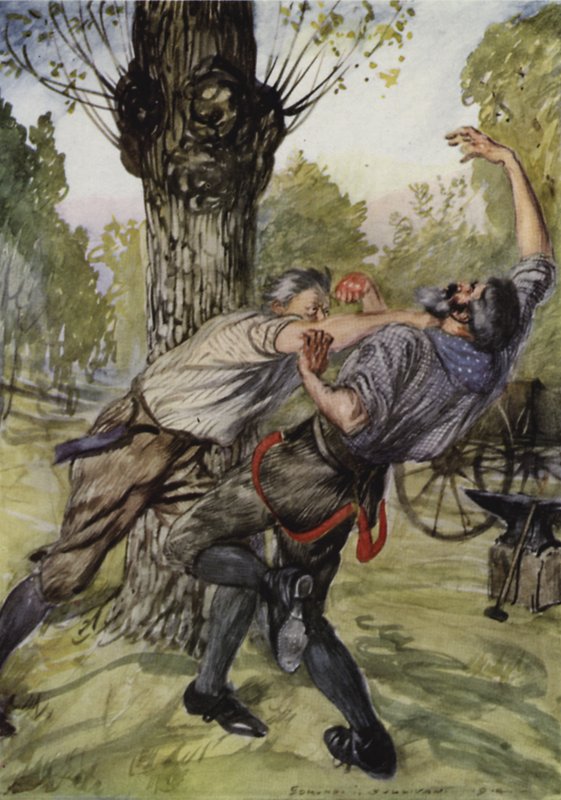 Az ütés, amit a Tinkerre ütöttem alkotó: Edmund Joseph Sullivan