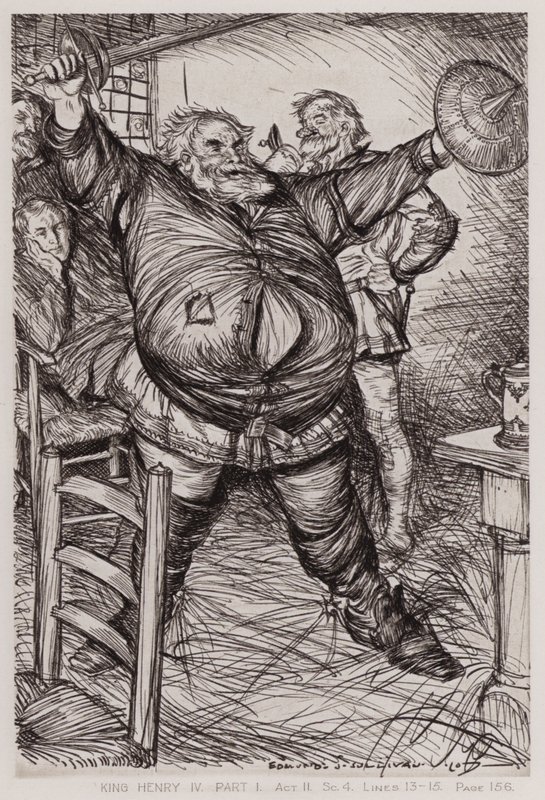 Henrik király első része, II. felvonás, 4. sz alkotó: Edmund Joseph Sullivan
