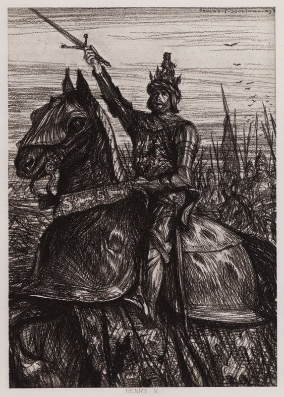 V. Henrik király élete (litho) alkotó: Edmund Joseph Sullivan