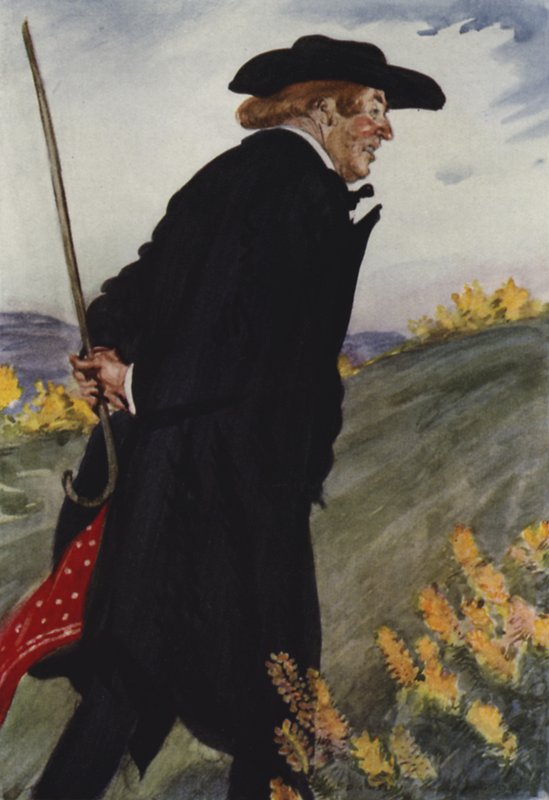 A fekete ruhás férfi alkotó: Edmund Joseph Sullivan