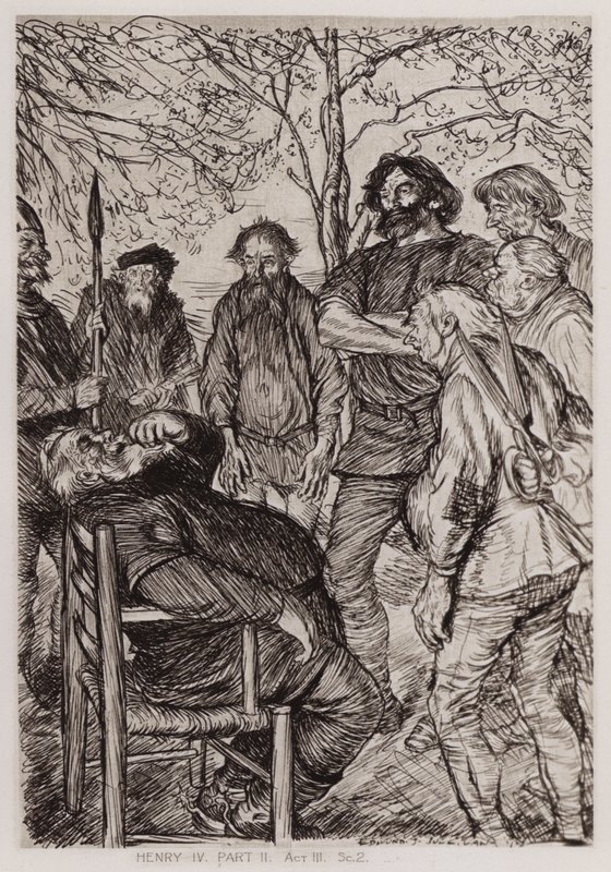 Henrik király második része, III. felvonás, 2. sz alkotó: Edmund Joseph Sullivan