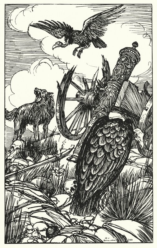 Illusztráció a Sarator Resorts számára alkotó: Edmund Joseph after Sullivan