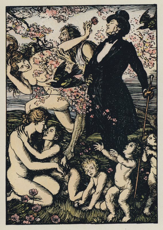 Illusztráció Tennysons Maud számára alkotó: Edmund Joseph after Sullivan