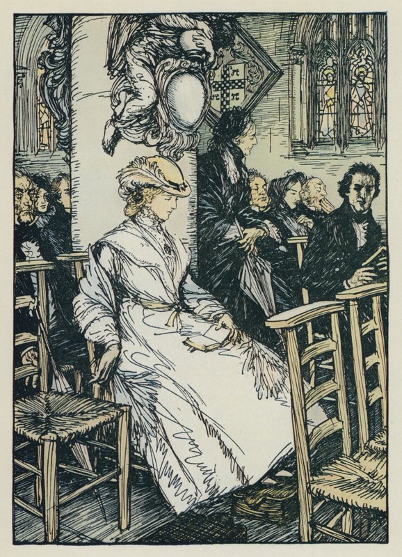 Illusztráció Tennysons Maud számára alkotó: Edmund Joseph after Sullivan