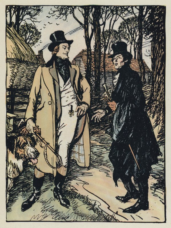 Illusztráció Tennysons Maud számára alkotó: Edmund Joseph after Sullivan