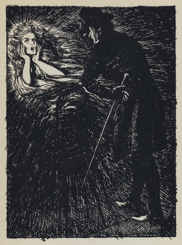 Illusztráció Tennysons Maud számára alkotó: Edmund Joseph after Sullivan