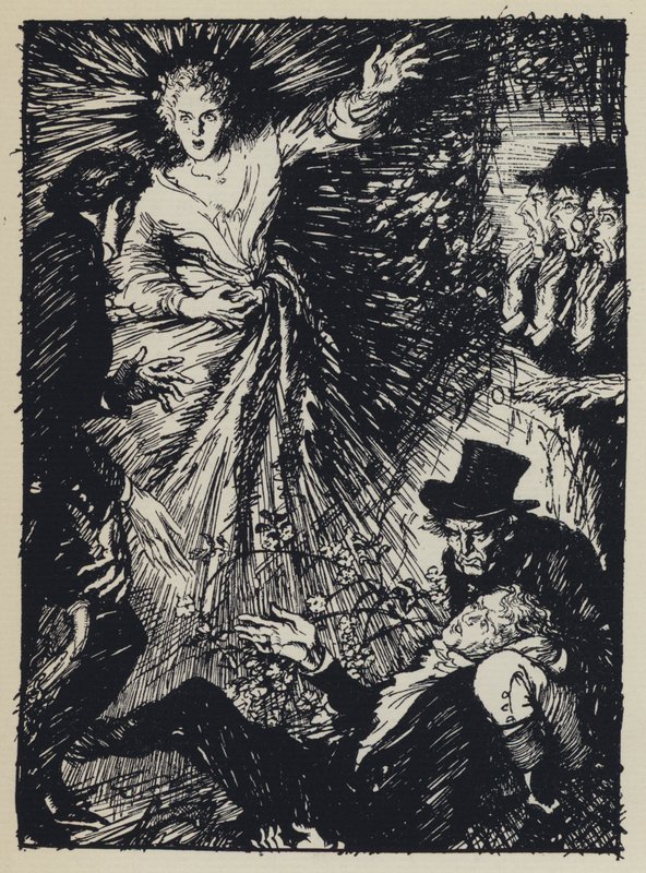 Illusztráció Tennysons Maud számára alkotó: Edmund Joseph after Sullivan