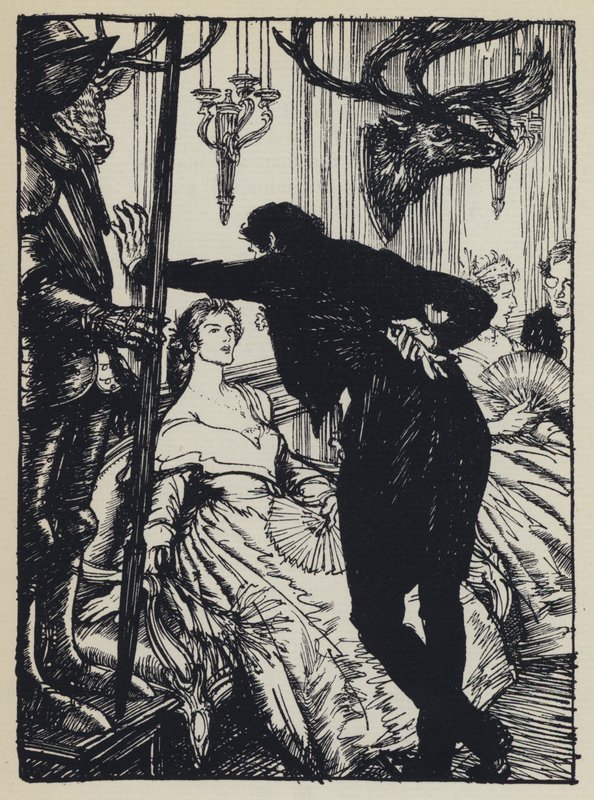 Illusztráció Tennysons Maud számára alkotó: Edmund Joseph after Sullivan