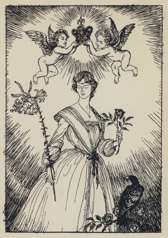 Illusztráció Tennysons Maud számára alkotó: Edmund Joseph after Sullivan