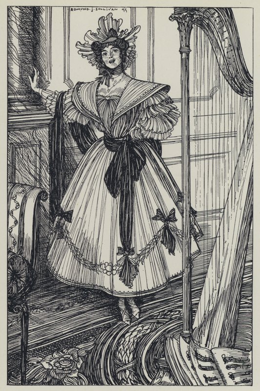 Tennyson, Illusztráció a szép nők álmához és más versekhez alkotó: Edmund Joseph after Sullivan