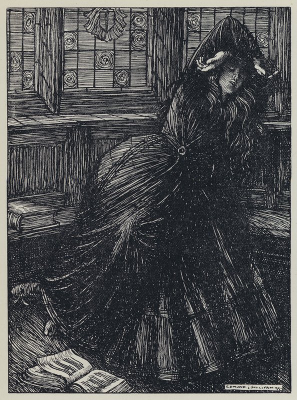 Tennyson, Illusztráció a szép nők álmához és más versekhez alkotó: Edmund Joseph after Sullivan