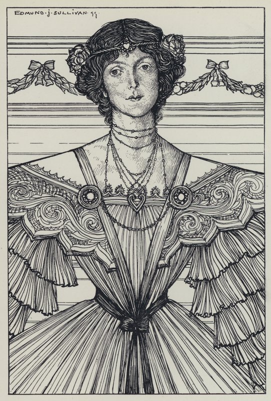 Tennyson, Illusztráció a szép nők álmához és más versekhez alkotó: Edmund Joseph after Sullivan