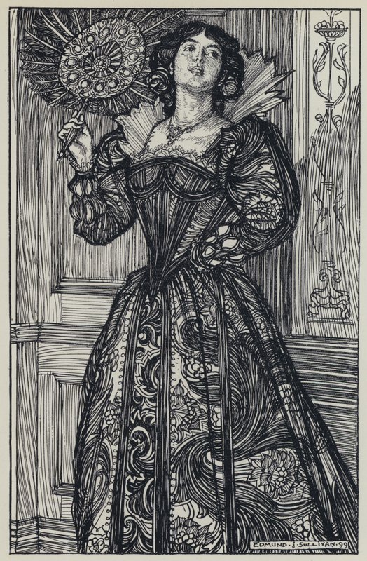 Tennyson, Illusztráció a szép nők álmához és más versekhez alkotó: Edmund Joseph after Sullivan