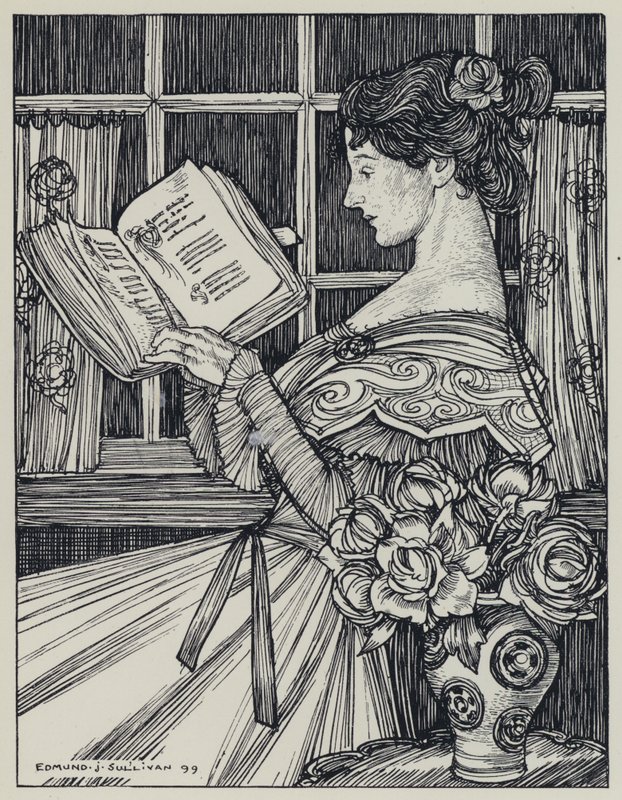 Tennyson, Illusztráció a szép nők álmához és más versekhez alkotó: Edmund Joseph after Sullivan