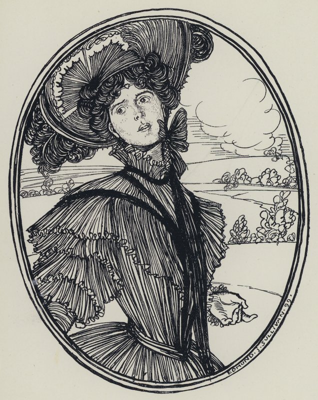 Tennyson, Illusztráció a szép nők álmához és más versekhez alkotó: Edmund Joseph after Sullivan