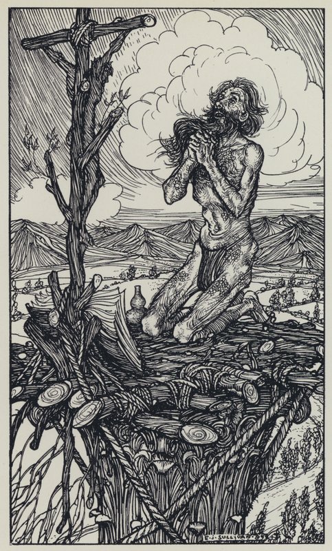 Tennyson, Illusztráció a szép nők álmához és más versekhez alkotó: Edmund Joseph after Sullivan