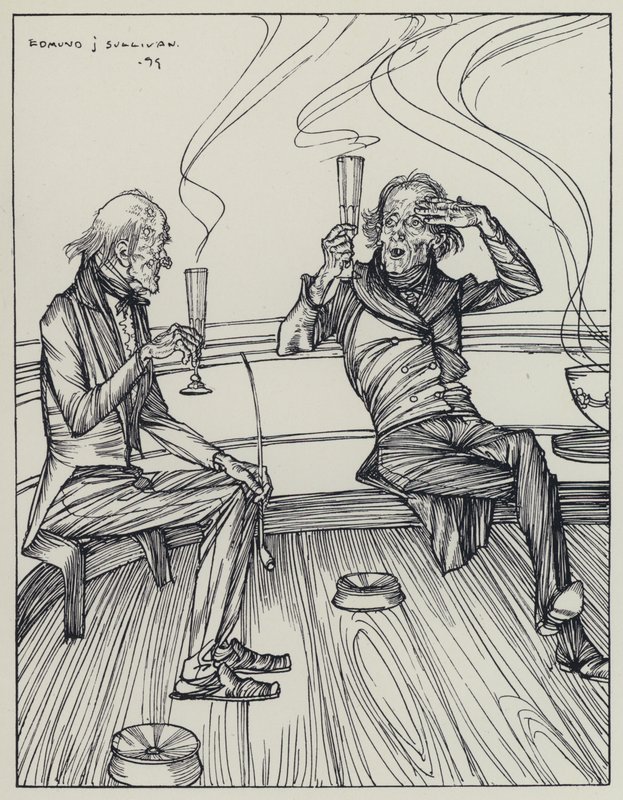 Tennyson, Illusztráció a szép nők álmához és más versekhez alkotó: Edmund Joseph after Sullivan