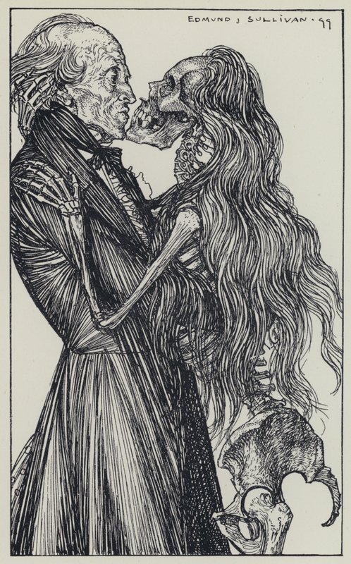 Tennyson, Illusztráció a szép nők álmához és más versekhez alkotó: Edmund Joseph after Sullivan