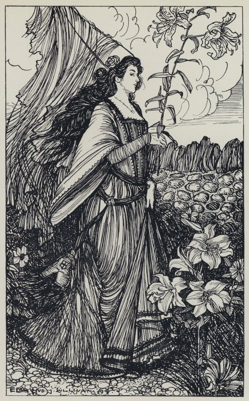 Tennyson, Illusztráció a szép nők álmához és más versekhez alkotó: Edmund Joseph after Sullivan