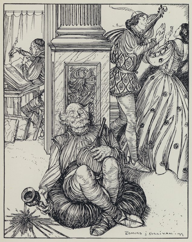 Tennyson, Illusztráció a szép nők álmához és más versekhez alkotó: Edmund Joseph after Sullivan