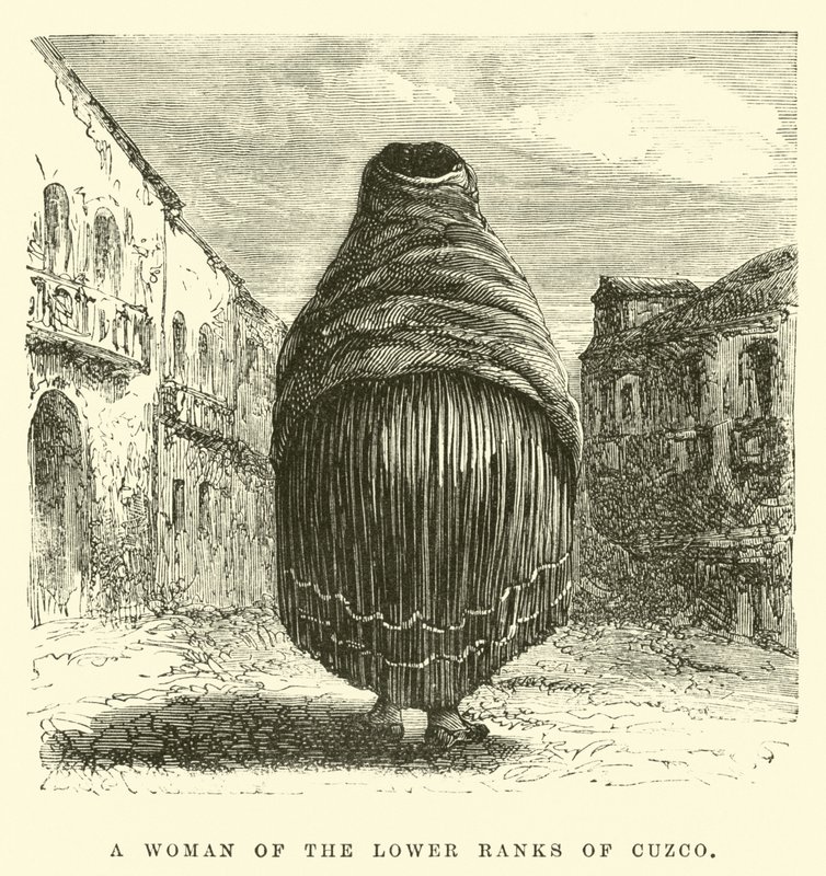 Cuzco alacsonyabb rangú nő alkotó: Edouard Riou