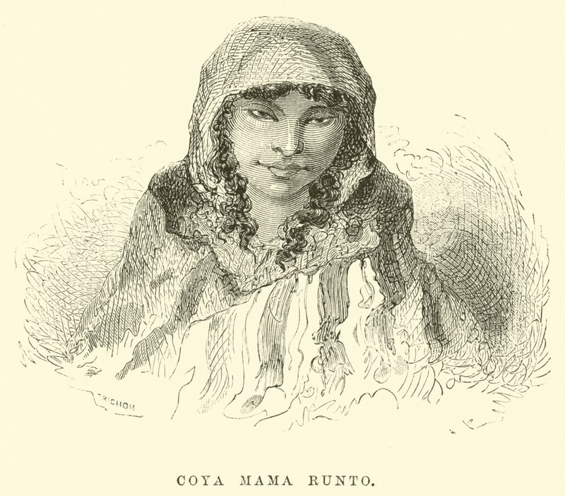 Coya Mama Runto alkotó: Edouard Riou