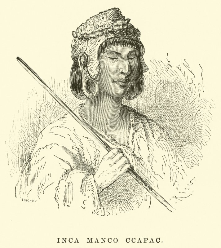 Inka Manco Capac alkotó: Edouard Riou