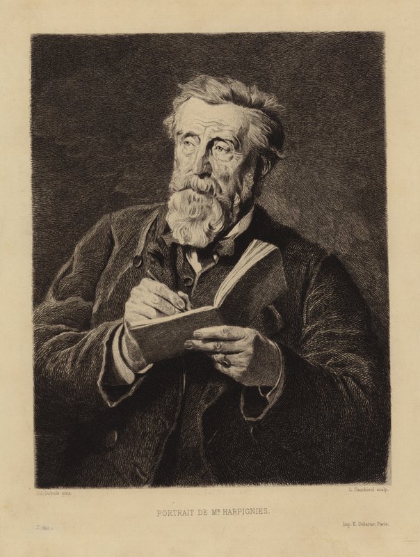 Henri Harpignies portréja alkotó: Edouard Louis Dubufe