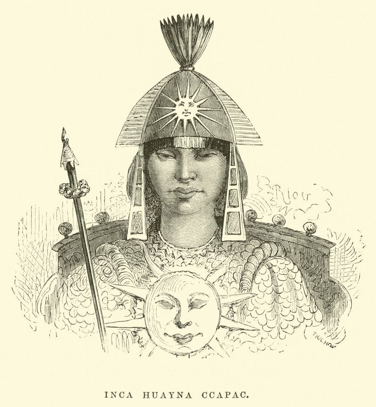Inka Huayna Capac alkotó: Edouard Riou