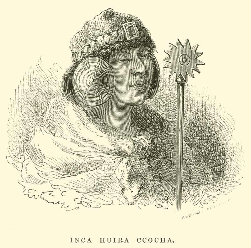 Inka Huira Ccocha alkotó: Edouard Riou