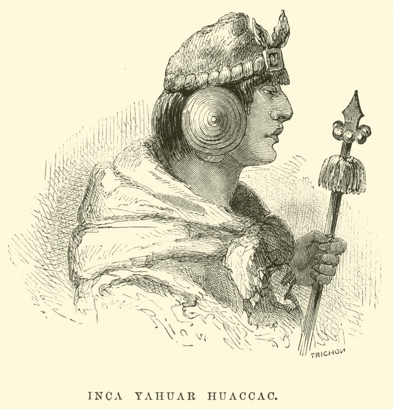 Inka Yahuar Huacccac alkotó: Edouard Riou