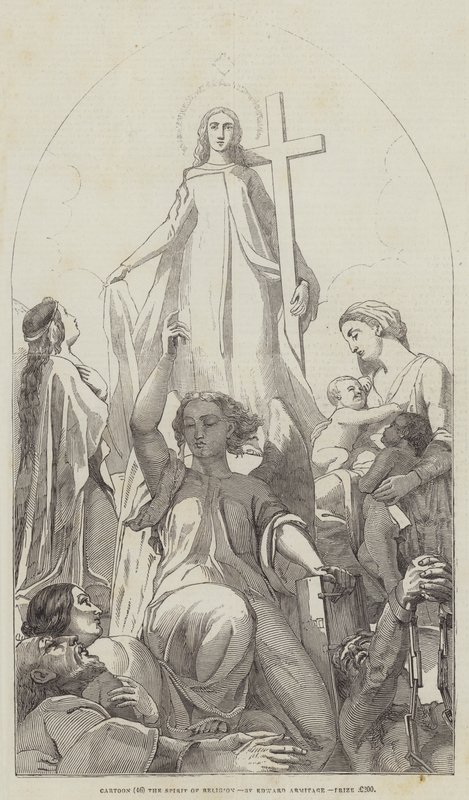 Karikatúra, A vallás szelleme alkotó: Edward A. Armitage