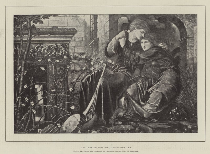 Szerelem a romok között alkotó: Edward Burne Jones