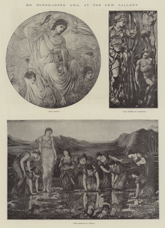 Burne-Jones úr, ARA, az Új Galériában alkotó: Edward Burne Jones