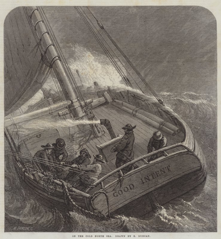 A hideg Északi-tengeren alkotó: Edward Duncan