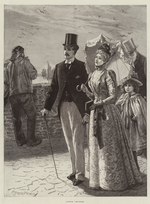 Templom után alkotó: Edward Frederick Brewtnall