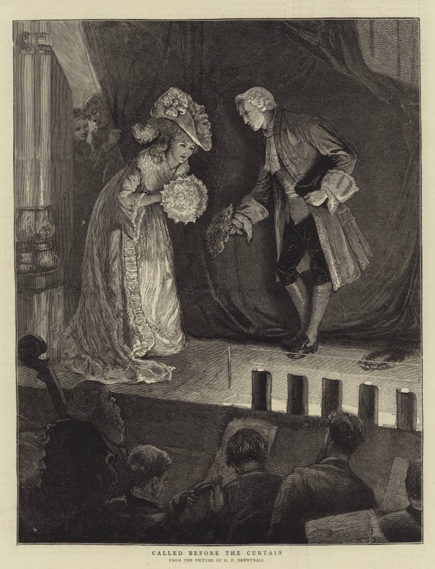 A függöny előtt hívtak alkotó: Edward Frederick Brewtnall